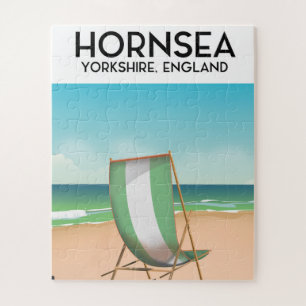 Puzzle Affiche de voyage Hornsea, Hornsea, Yorkshire Angl