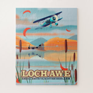 Puzzle Affiche de voyage Loch Awe Écosse