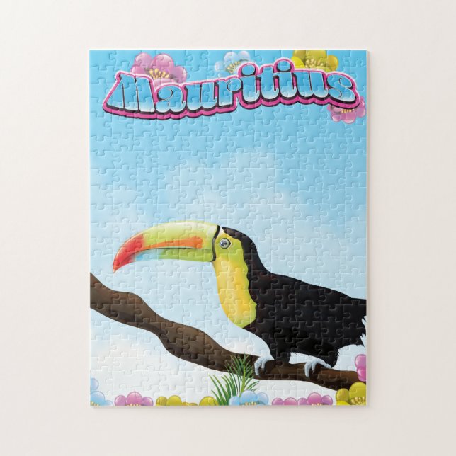 Puzzle Affiche de voyage Maurice (Vertical)