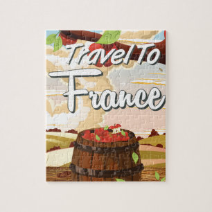Puzzle Affiche de voyage pour la France