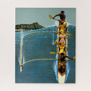 Puzzle Affiche De Voyage Pour United Air Lines Vers Hawai