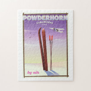 Puzzle Affiche de voyage Powderhorn Colorado