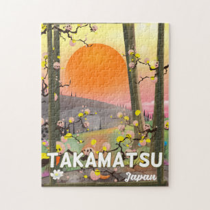 Puzzle Affiche de voyage Takamatsu Japon