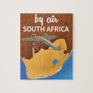 Puzzle Affiche de voyage vintage d'Afrique du Sud