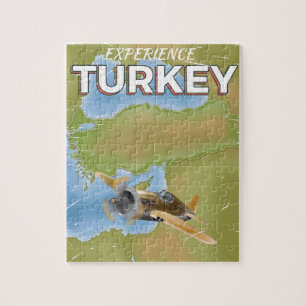 Puzzle Affiche de voyage vintage Turquie