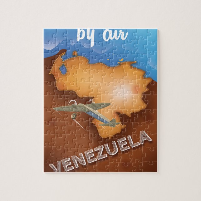 Puzzle affiche de voyage vintage vénézuéla (Vertical)