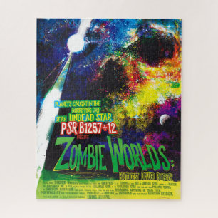 Puzzle Affiche des mondes zombies du Bureau de voyage des