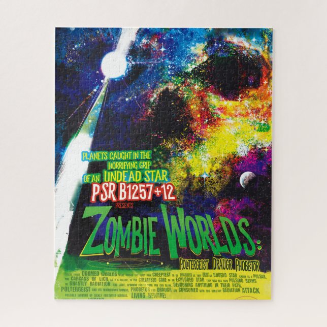 Puzzle Affiche des mondes zombies du Bureau de voyage des (Vertical)
