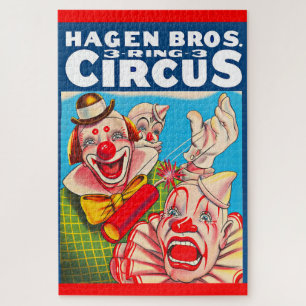 Puzzle Affiche du cirque Hagen Brothers dans les années 1