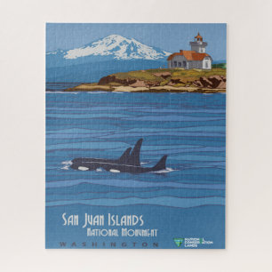 Puzzle Affiche du monument national des îles San Juan