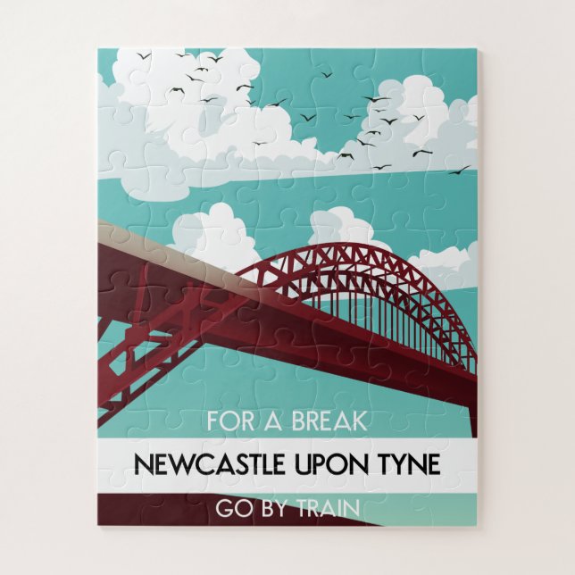 Puzzle Affiche du pont de Newcastle upon Tyne. (Vertical)