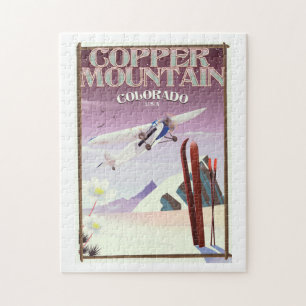 Puzzle Affiche vintage Copper Mountain colorado
