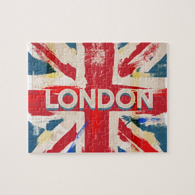 Puzzle Affiche vintage de l'Union de Londres (Horizontal)