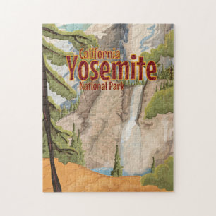 Puzzle Affiche vintage de Yosemite
