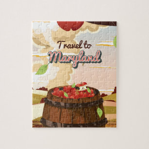 Puzzle Affiche Voyage vers le Maryland