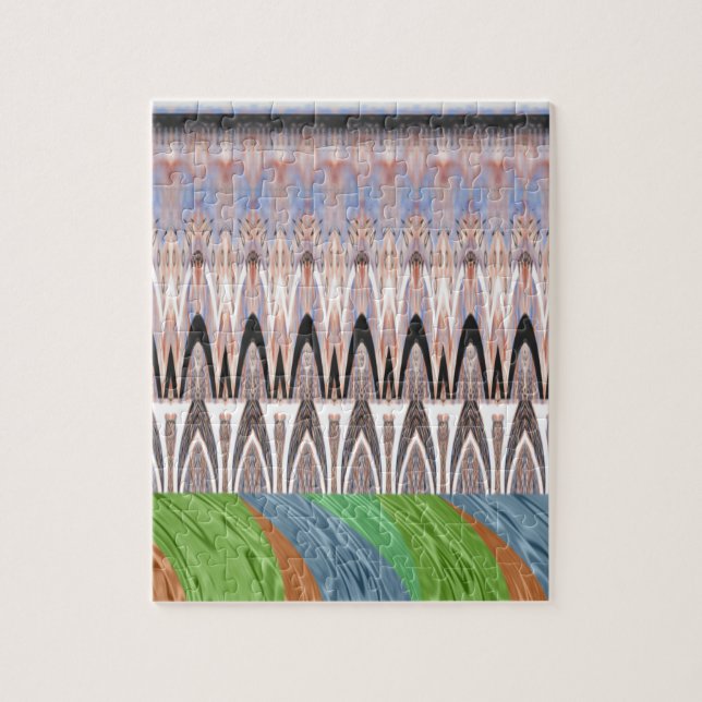 Puzzle Africa Asia traditional (Vertical)