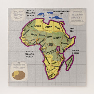 Puzzle Africa map