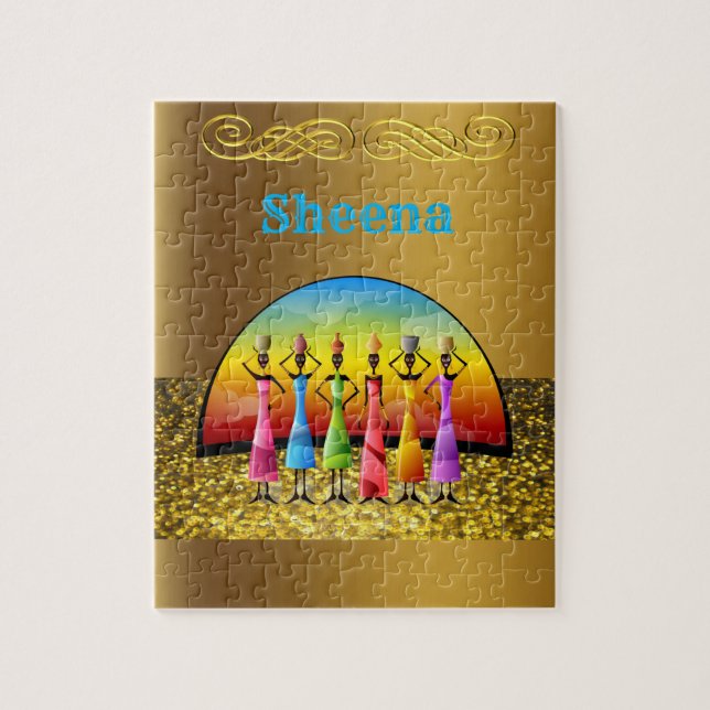 Puzzle africain (Vertical)