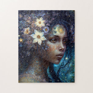 Puzzle African American Black Goddess Queen Imaginaire Ar