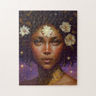 Puzzle African American Black Goddess Queen Imaginaire Ar