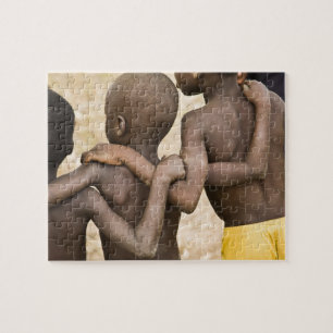 Puzzle Afrique, Afrique de l'Ouest, Ghana, Yendi. Prise d