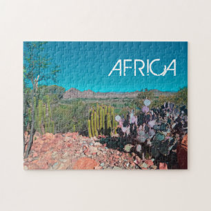 Puzzle Afrique Désert Paysage Nature Cactus Plante