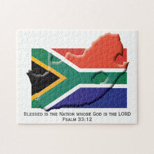 Puzzle Afrique du Sud   Nation   South African Flag