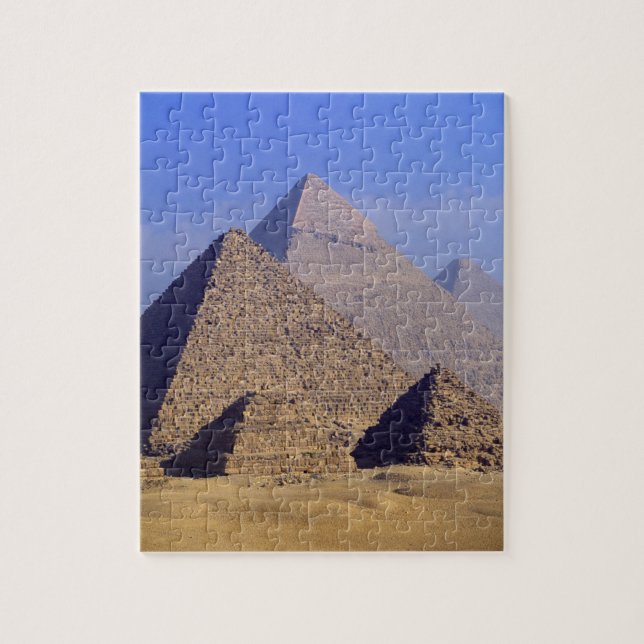 Puzzle Afrique, Égypte, Le Caire, Gizeh. Grandes pyramide (Vertical)