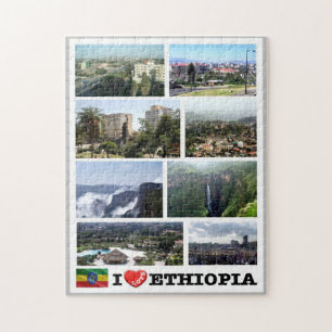 Puzzle Afrique - Ethiopie - I Love -