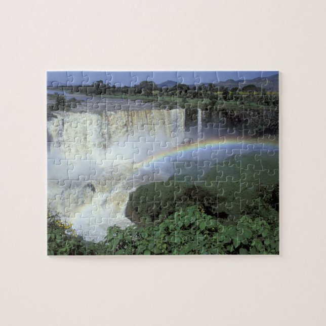 Puzzle Afrique, Éthiopie, rivière Nil Bleu, Cataracte. 2 (Horizontal)