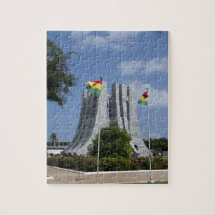 Puzzle Afrique, Ghana, Accra. Mausolée de Nkrumah, 3 dern