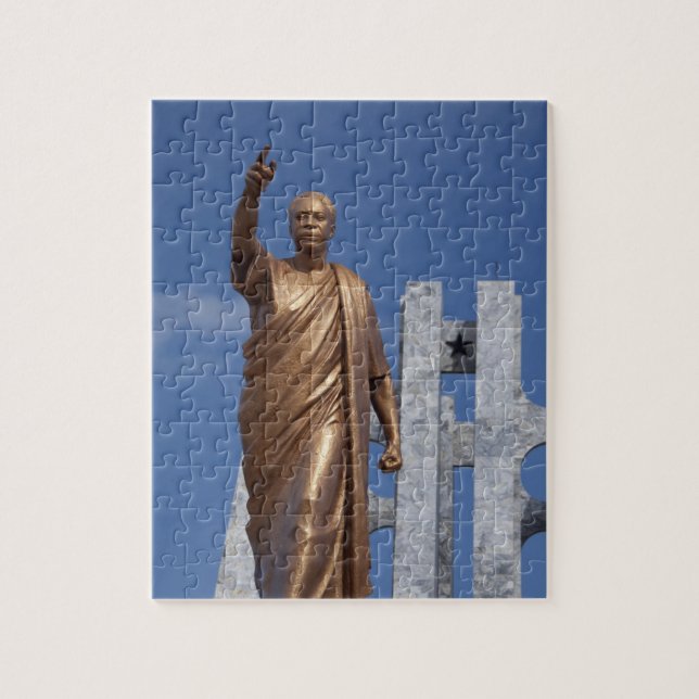 Puzzle Afrique, Ghana, Accra. Mausolée de Nkrumah, final (Vertical)