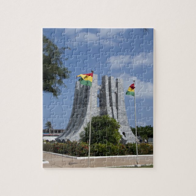 Puzzle Afrique, Ghana, Accra. Mausolée de Nkrumah, finale (Vertical)