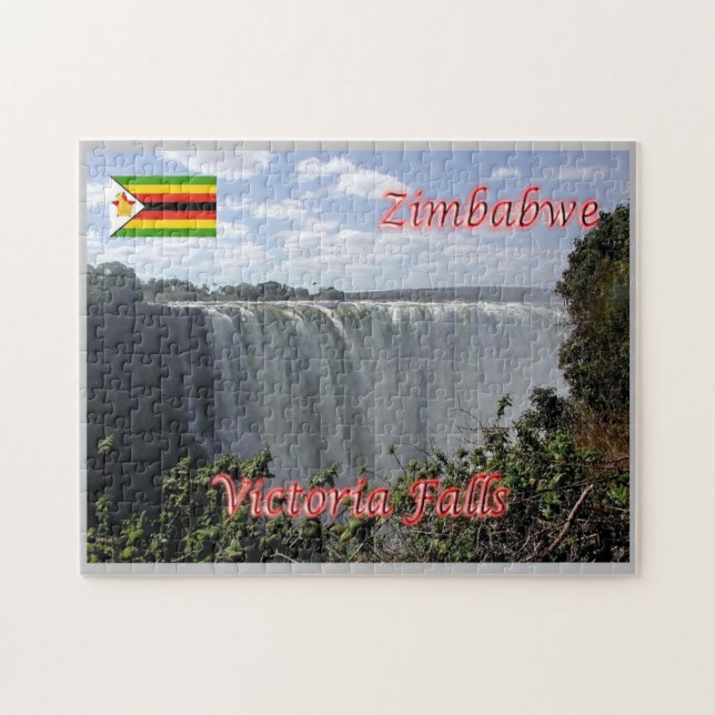 Puzzle Afrique - Zimbabwe - Chutes Victoria (Horizontal)