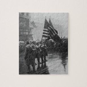 Puzzle Afro-américain d'infanterie de soldats de Buffalo