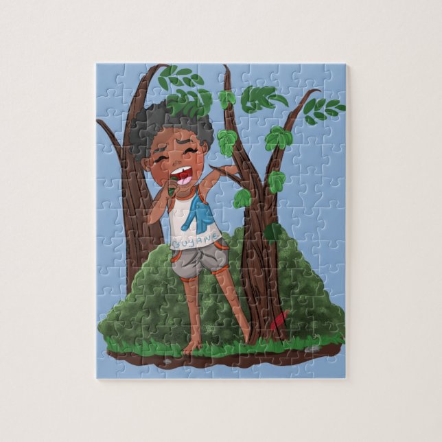 Puzzle Afro boy! (Vertical)