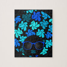 Afro Diva Bleu 