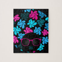 Afro Diva Turquoise & Rose Chaud
