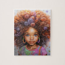 Afro Puzzle, 11" x 14", 252 pièces