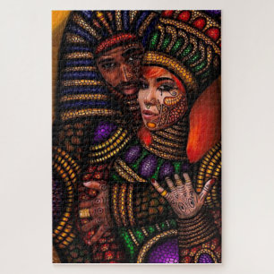 Puzzle Afrocentré King and Queen