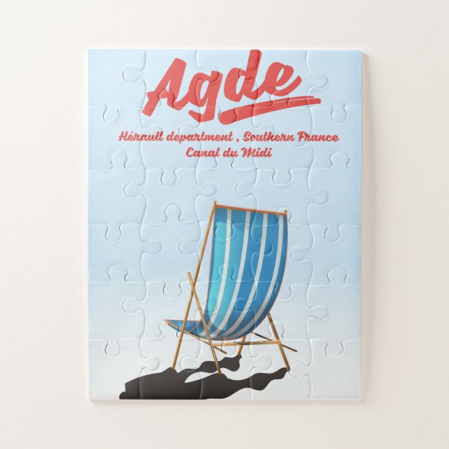 Puzzle Agde, département de l'Hérault dans le sud de la F (Vertical)