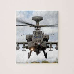 Puzzle ah 64 apache longbow hélicoptère militaire