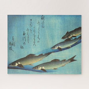 Puzzle Ai (truite) - Photos japonaises couleur Hiroshige