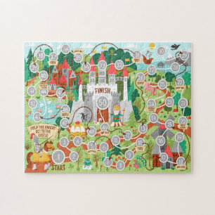 Puzzle Aider le chevalier à atteindre le château Jeu pour