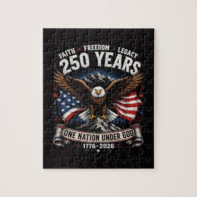 Puzzle Aigle 250 Ans Une Nation Sous Dieu (Vertical)