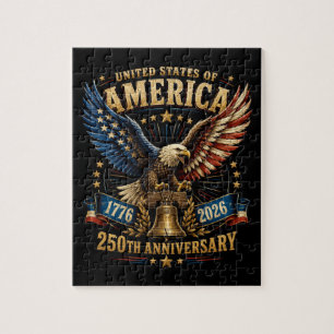 Puzzle Aigle du 250e anniversaire des États-Unis d'Amériq