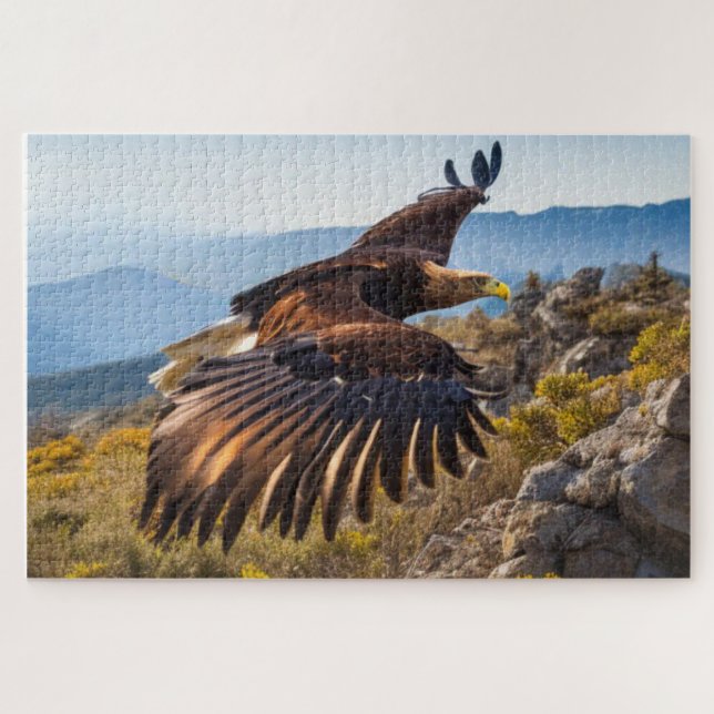 Puzzle Aigle en vol (Horizontal)