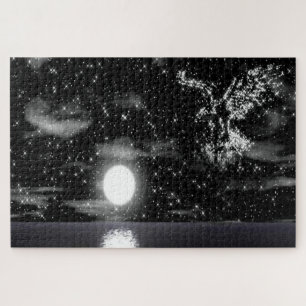 Puzzle Aigle fait des étoiles la nuit