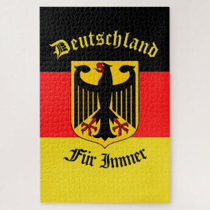 Puzzle Aigle noir allemand, Deutschland pour toujours/Fur