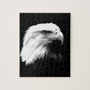 Puzzle Aigle noir et blanc